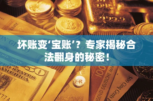 济南坏账变‘宝账’？专家揭秘合法翻身的秘密！