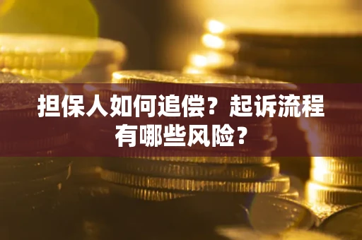济南担保人如何追偿？起诉流程有哪些风险？
