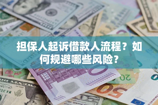 济南担保人起诉借款人流程？如何规避哪些风险？
