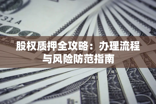 济南股权质押全攻略：办理流程与风险防范指南