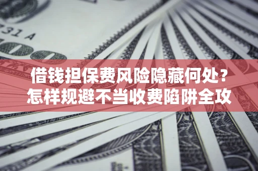 济南借钱担保费风险隐藏何处？怎样规避不当收费陷阱全攻略！