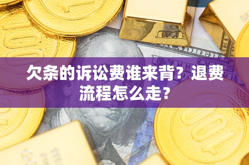 济南欠条的诉讼费谁来背？退费流程怎么走？