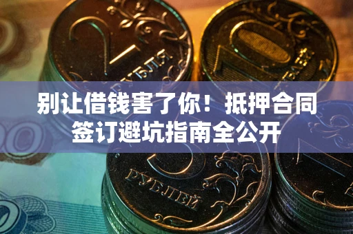 济南别让借钱害了你！抵押合同签订避坑指南全公开